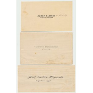 II RP, Set of business cards of captains