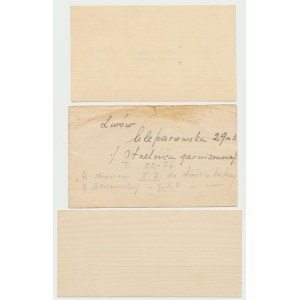 II RP, Set of business cards of captains