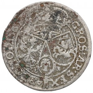 John II Casimir, 6 groschen 1667, Cracow