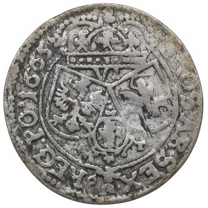 John II Casimir, 6 groschen 1665, Cracow