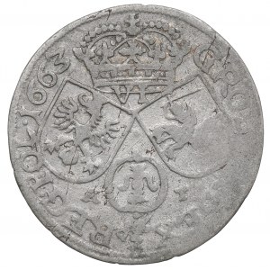 John II Casimir, 6 groschen 1663, Cracow
