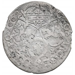 John II Casimir, 6 groschen 1662, Cracow