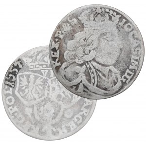 John II Casimir, 6 groschen 1657, Cracow