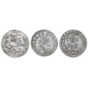 Austria, Lot 3 kreuzer 1637-38