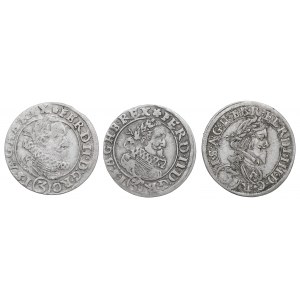 Austria and Schlesien, Lot of 3 kreuzer