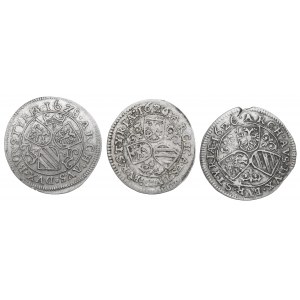 Austria, Lot 3 kreuzer 1626-28