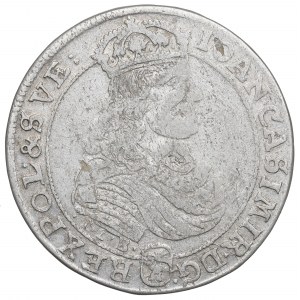 John II Casimir, 18 groschen 1668, Bromberg