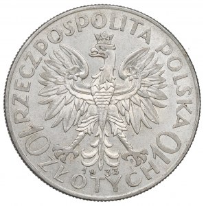 II Republic of Poland, 10 zloty 1933 Polonia