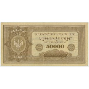 II RP, 50,000 Polish marks 1922 F