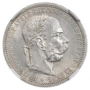 Austria, 1 corona 1901 - NGC MS63