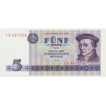 Niemcy, DDR, zestaw 5-500 marek 1971-85 - 7 egz.