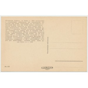 II RP, Cartolina Marsz. Piłsudski - Presentazione dello stendardo al Col. Kamiński