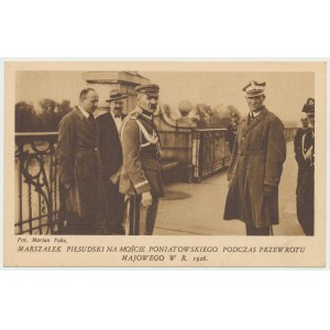 II RP, Postcard Marsh. Pilsudski - May Coup