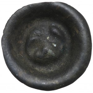 Western Pomerania, Szczecin, 13th century brakteat, griffin head to the right - rare