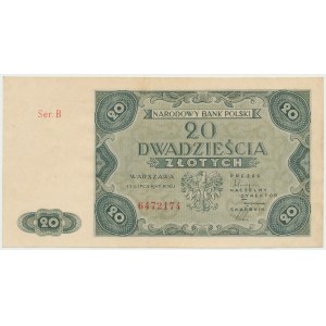 PRL, 20 zl. 1947 B