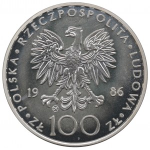 PRL, 100 Zloty 1986 Johannes Paul II - Valcambi