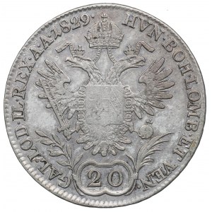 Austria, 20 kreuzer 1829