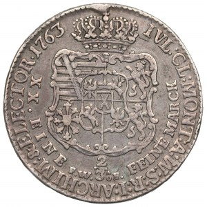Saxony, 2/3 thaler 1763
