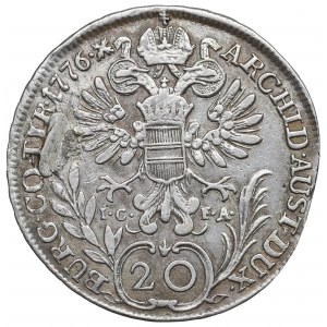 Austria, 20 kreuzer 1776