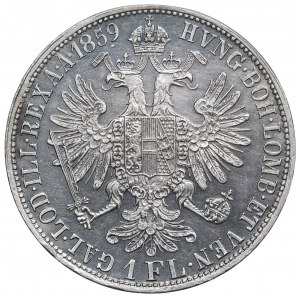 Austria, 1 florin 1859