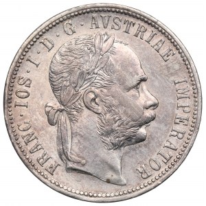 Austria, Franz Joseph I, 1 florin 1891