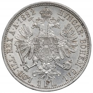 Austria, Franz Joseph I, 1 florin 1892