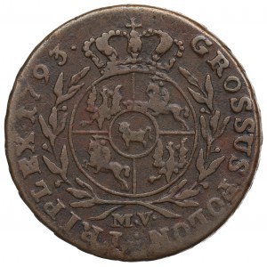 Stanislaus Augustus, 3 groschen 1793 MV
