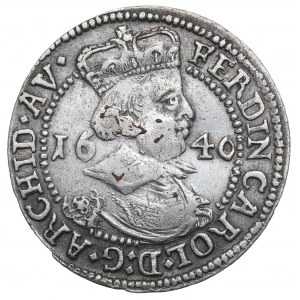 Austria, Ferdinand Carol, 3 kreuzer 1640, Hall