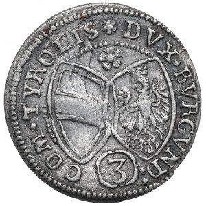 Austria, Ferdinand Carol, 3 kreuzer 1640, Hall