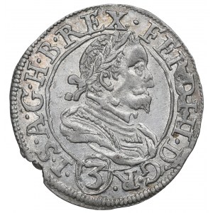 Austria, 3 kreuzer 1637