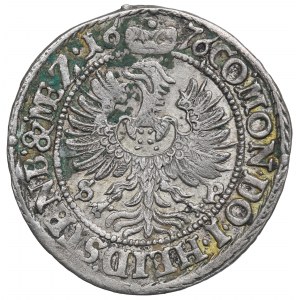 Schlesien, Duchy of Oels, Sylvius Friedrich, 3 kreuzer 1676