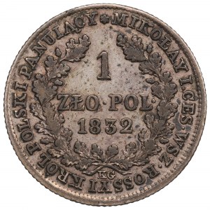 Königreich Polen, Nikolaus I., 1 Zloty 1832 KG