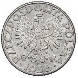II Republic of Poland, 2 zlote 1936, Ship