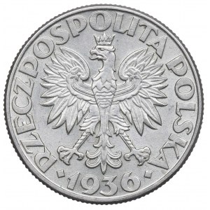 II Republic of Poland, 2 zlote 1936, Ship