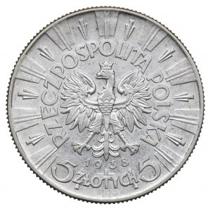 II RP, 5 zl. 1938 Piłsudski