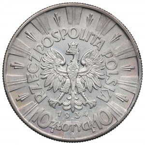 II Republic of Poland, 10 zloty 1934 Pilsudski