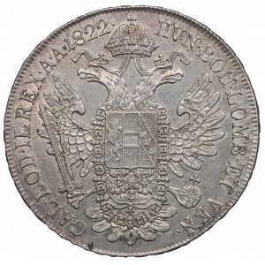 Austria, Franz I, Thaler 1822 A