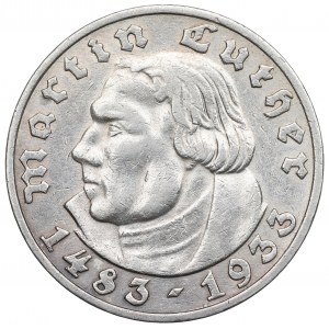 Weimarer Republik, 5. März 1933 A, Berlin - 450. Jahrestag der Geburt von Martin Luther