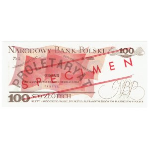 PRL, 100 złotych 1979 WZÓR, EU 0000000 No.2624