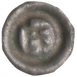 Pomorze Zachodnie, Strzałów, brakteat XIII/XVw., proporzec - rzadki
