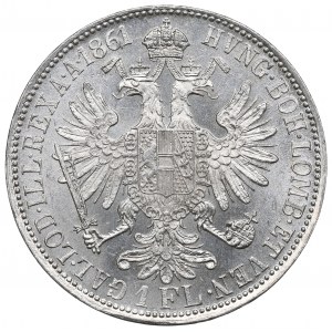 Austria-Hungary, 1 florin 1861