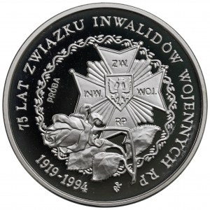 III RP, 20,000 zlotys 1994 Union of Invalids - Sample Nickel