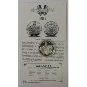 Liberia, 10 dollars 1995 - Patton