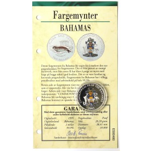 Bahamas, 2 dollars 1995