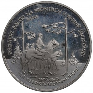 III RP, 100,000 zl 1991 Hubal - Sample Nickel