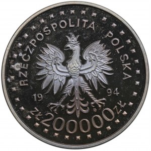 III RP, 200 000 zł 1994 200th Anniversary of the Kościuszko Uprising - Specimen Ni