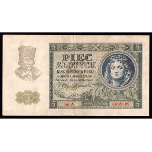 GG, 5 gold 1940 A