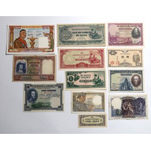 Zestaw banknotów świata