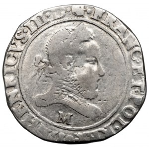 France, Henri III, Franc 1580, Touluse