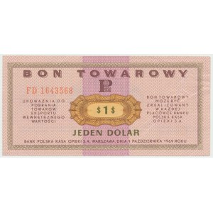 Pewex, 1 $ 1969 - FD -